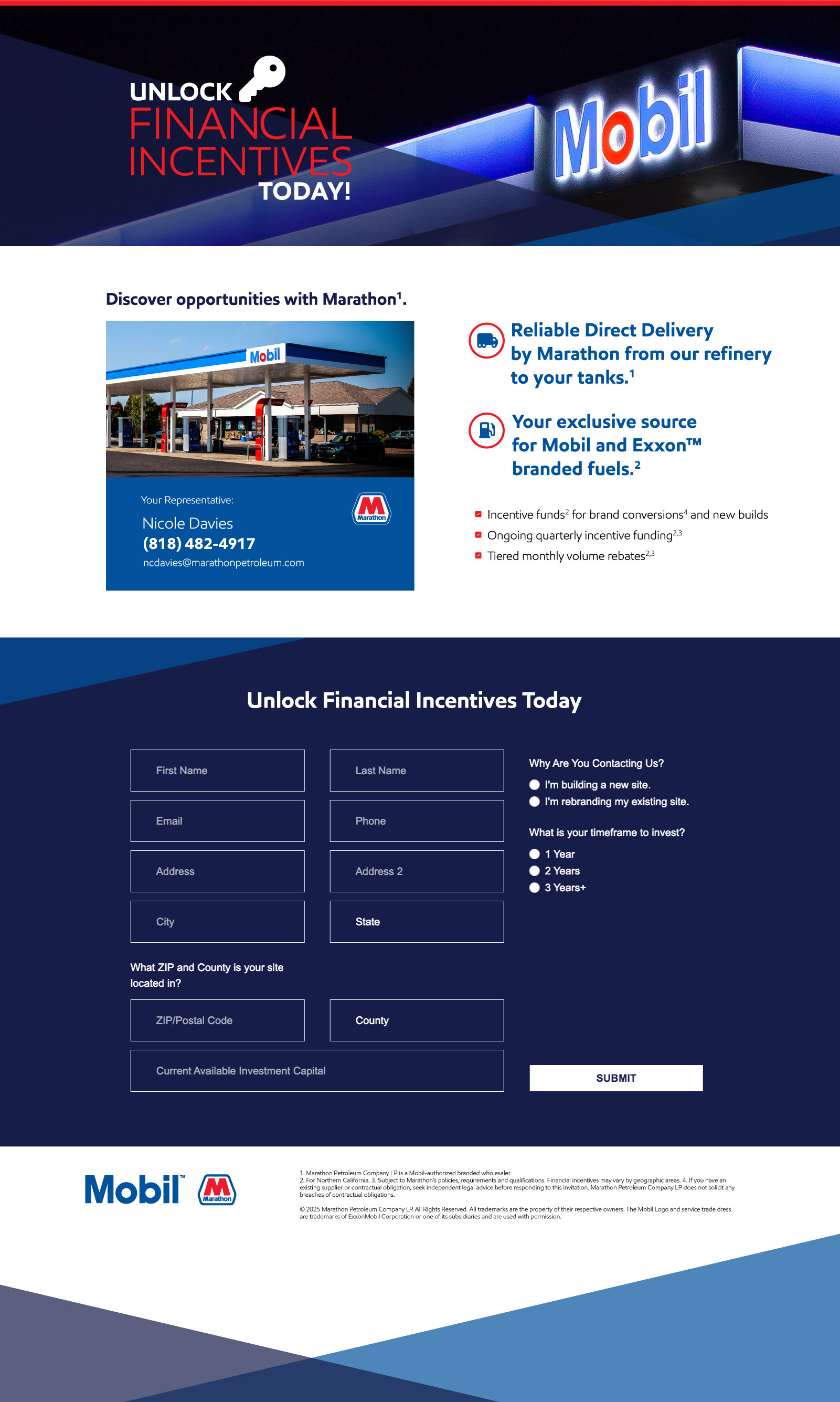 Unlock Financial Incentives